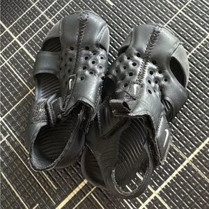 Nike Black Sandals with Adjustable Straps